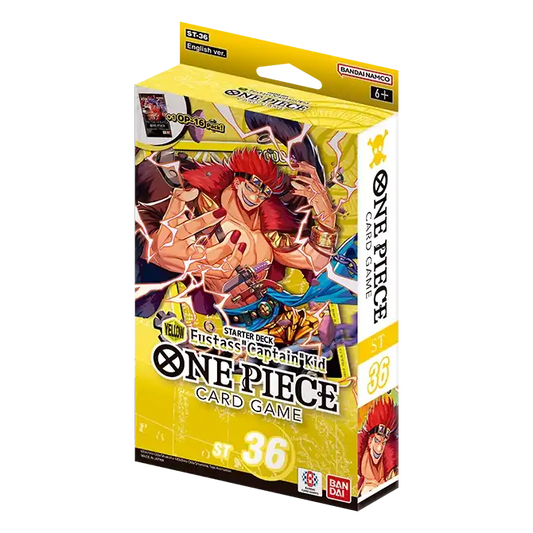 One Piece Starter Deck ST36 Eustass "Captain" Kid – Gelb | EN | Sealed