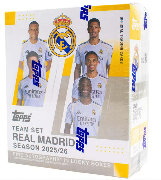 2025/26 Topps Real Madrid Team Set – Box (Factory Sealed)
